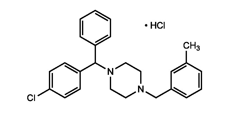 Fichier:Groupe 7-Méclozine (chlorhydrate de).png