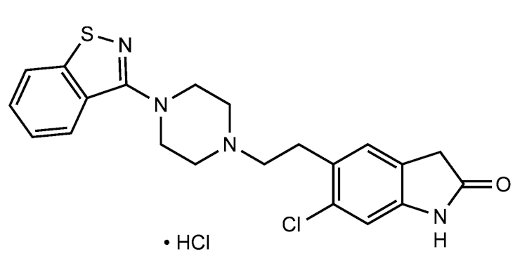 Fichier:Groupe 1bis-Ziprasidone (chlorhydrate de).png
