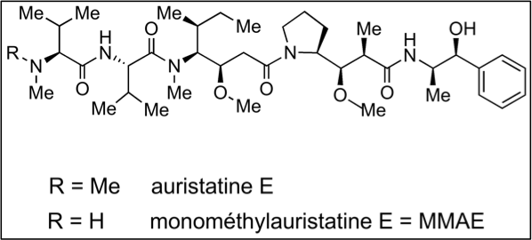 Fichier:Monométhylauristatine E.png