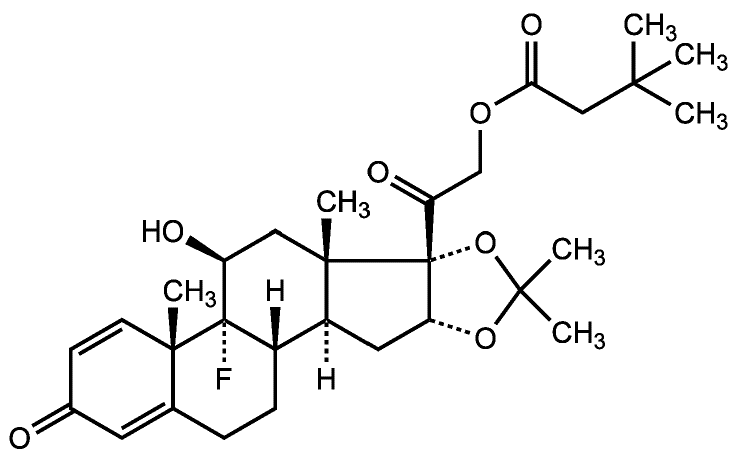 Fichier:Groupe 7-Triamcinolone (acétonide et hexacétonide de).png
